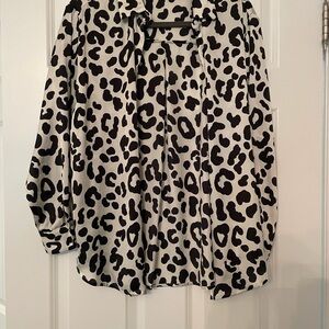 Zara Leopard Print Blouse